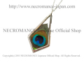 【ネクロマンス NECROMANCE】 リアルピーコックフェザードロップティアーネックレス Real Peacock Feather Drop Tear Necklace 孔雀 羽根 涙