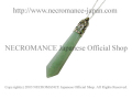 【ネクロマンス NECROMANCE】 ジェイド ドロップティアーネックレス Jade Drop Tear Necklace 涙 翡翠