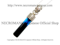 【ネクロマンス NECROMANCE】 ヴァイアルブルーブラッドヴァンパイアネックレス Vial Blue Blood Vampire Necklace＜チャンキースカル/Chunky skull＞吸血鬼