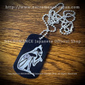 【ネクロマンス NECROMANCE】 ドッグタグネックレス<キャット エックス レイ> Cat X-ray Dog Tag Necklace 猫 骸骨 レントゲン