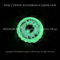【ネクロマンス NECROMANCE】 グロー義眼ネックレス Glow Eye Necklace ＜イエロー/Yellow/黄＞ 目玉 蓄光