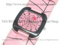 【ネクロマンス NECROMANCE】 ピンクスパイダー腕時計 Pink Spider Wrist Watch 桃色 蜘蛛