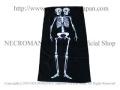 【ネクロマンス NECROMANCE】【数量 限定販売】ツインズスケルトンバスタオル Twins Skeleton Bath Towel 骸骨 スカル
