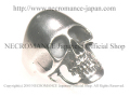 【ネクロマンス NECROMANCE】 ラージシルバースカルリング Large Silver Skull Ring 骸骨 頭蓋骨