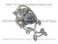 【ネクロマンス NECROMANCE】 ローズヴァインリング Silver Rose Vine Ring 薔薇 蔓 指輪