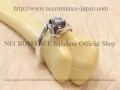 【ネクロマンス NECROMANCE】 シルバーキャットロールリング Silver Cat Roll Ring 猫 ネコ 指輪