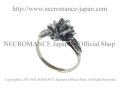 【ネクロマンス NECROMANCE】 シルバーゴシックローズリング Silver Gothic Rose Ring 薔薇 指輪