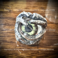 【ネクロマンス NECROMANCE】【数量限定受注生産】 シルバーイーヴィルクロー義眼リング Silver Evil Crow Glass Eye Ring ＜グリーン ヘーゼル/Green Hazel＞ 目玉 邪悪 爪