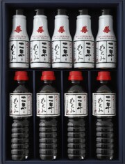 二年もろみ醤油鮮度ボトル200ml×5本/500mlペットボトル×４本（ND631）