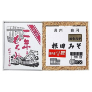 味噌と醤油の詰合せ　田舎みそ1kg×4個、二年もろみ醤油1L×5本(W008)