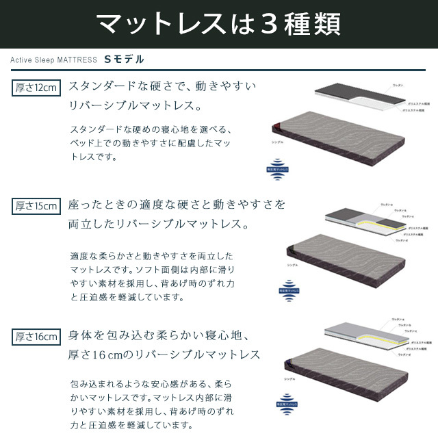 パラマウントベッド Active Sleep BED Eモデル アクティブスリープ