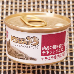 猫缶　チキンと小エビ