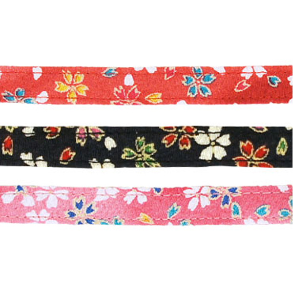 軽くてやわらかい猫用首輪 和柄｜猫用品店nekomono（ねこもの）