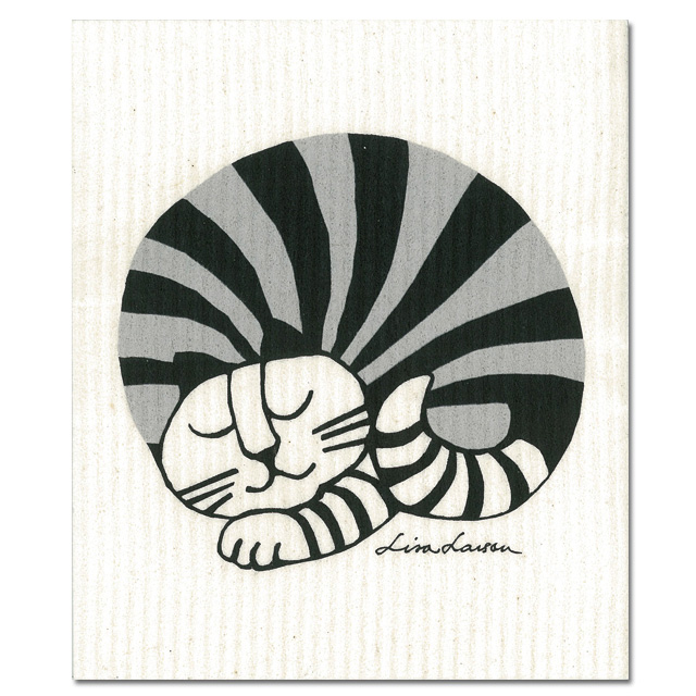 スポンジワイプ　リサラーソン猫