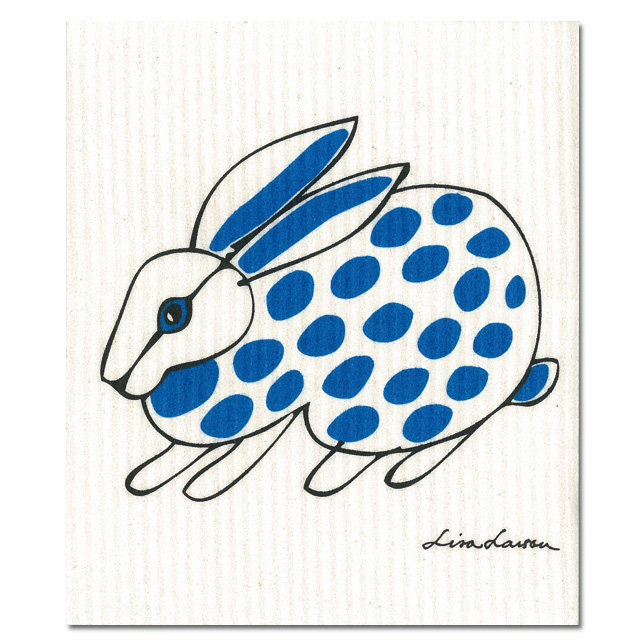 スポンジワイプ　リサラーソン　うさぎ