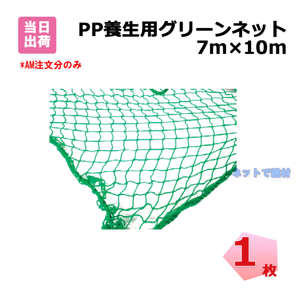 PP 養生用 グリーンネット 1枚 7m×10m