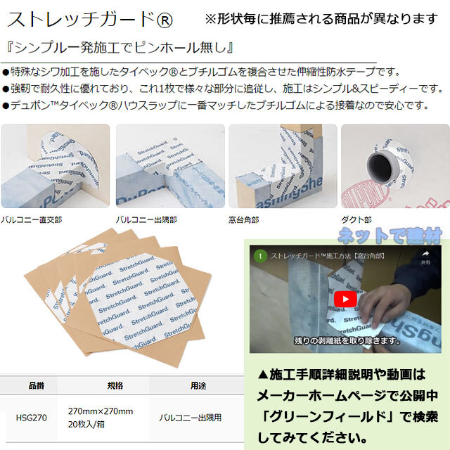 StretchGuard ストレッチガード。テープ StretchGuard ストレッチガード。テープ