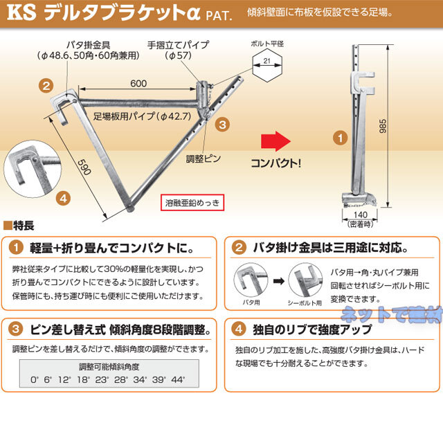 国元商会　デルタブラケット