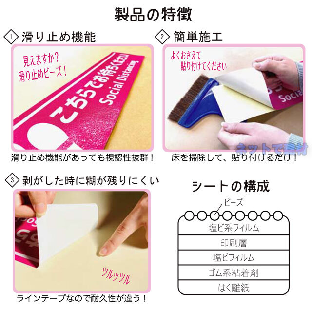 ソーシャルディスタンスシート