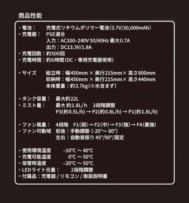 ミストファン大型