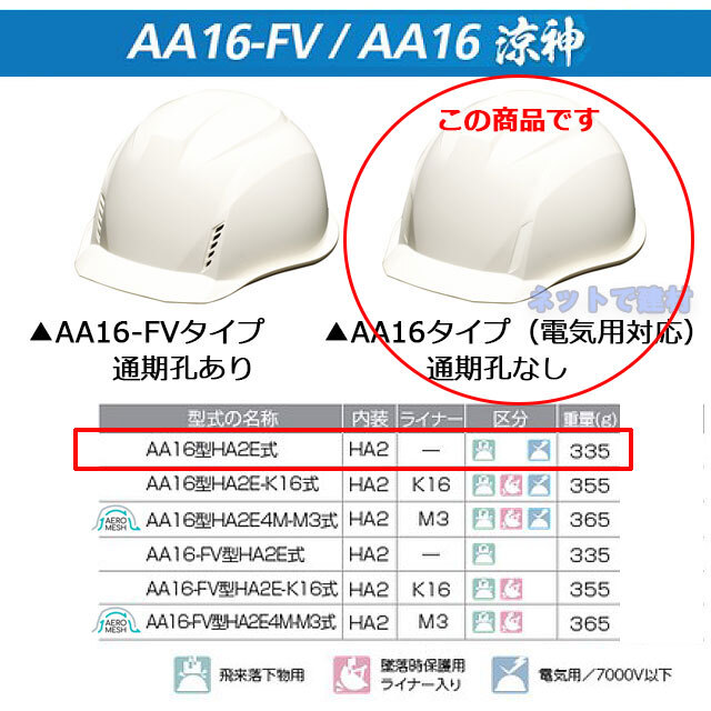 涼神　通気孔なし　ライナーなし