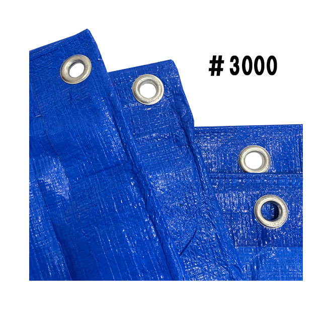 #3000 ブルーシート 10m x 10m 2枚入り 輸入ブルーシート #3000 10m×10m 2枚入/CS｜産業資材ドットコム