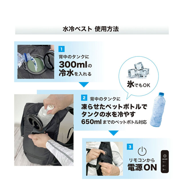 ハイブリッドクールベスト #7300 水冷ベスト ペルチェベスト