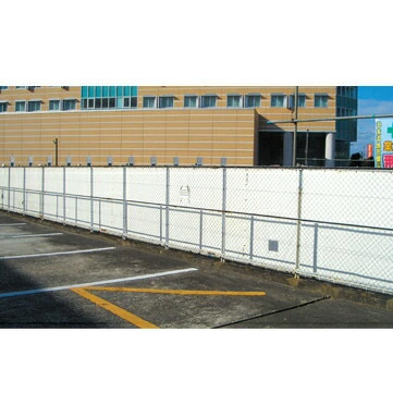 萩原工業 HAGIHARA PE防炎シート 継ぎ目あり 10m×10m ハトメピッチ50 1枚