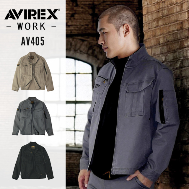 ワークジャケット AV405 アビレックス ワーク AVIREX WORK 2025-2026 秋冬モデル