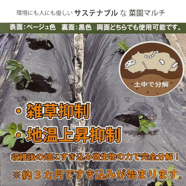 紙マルチ 幅95cm×10ｍ 20枚 セット シンセイspec2