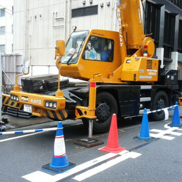 サンコー コーンバー Φ34 1.5m 白ベース カラー 40本