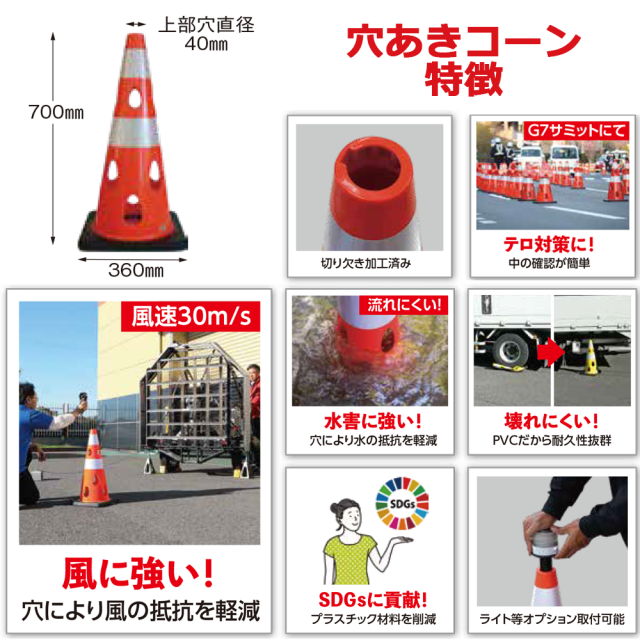穴あきコーン  カーボーイ