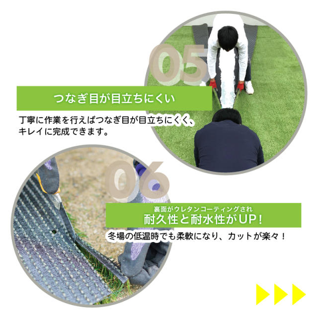 人工芝 メモリーターフ25 forガーデン 芝丈25mm 1m×10m 巻 ロール MT25-0110 ユニオンビズ