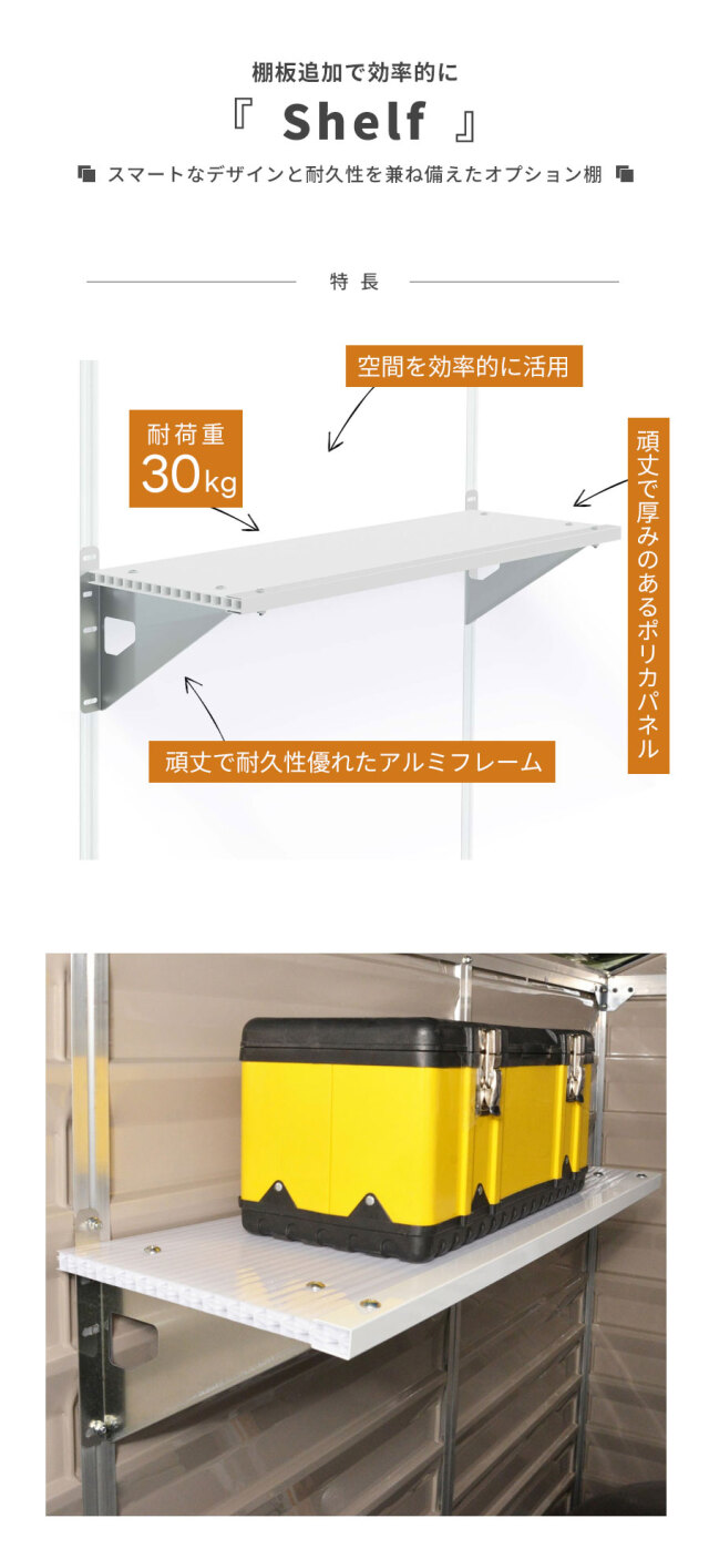 シェルフ【83cm×30cm】パルラム社 棚板 ルビコン スカイライト