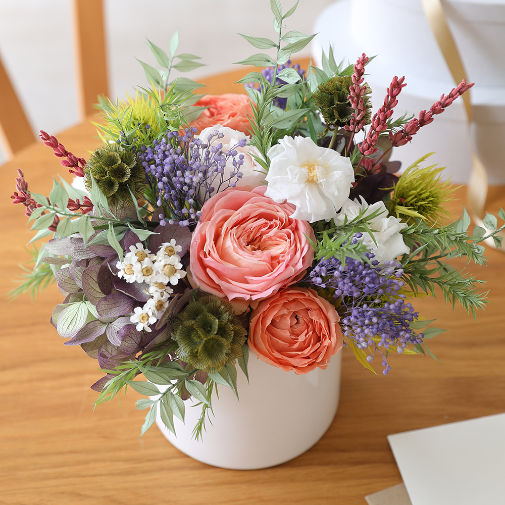 開店祝いプリザーブドフラワー/パヴォーネ【送料無料】結婚祝い/ギフト/花/プレゼント/誕生日/結婚祝い/開業祝い