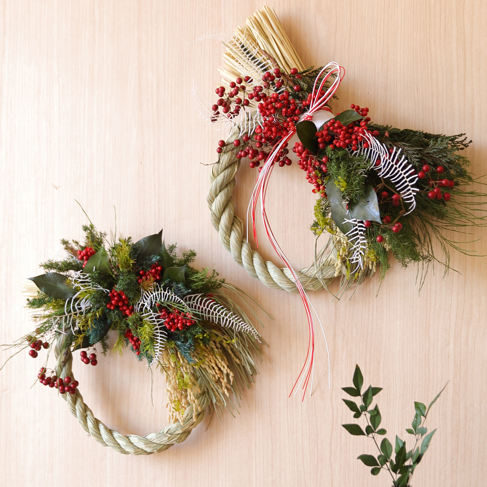 迎春/迎春アレンジメント/迎春飾り/お正月/お正月飾り/和風/和花/プリザーブドフラワーアレンジメント