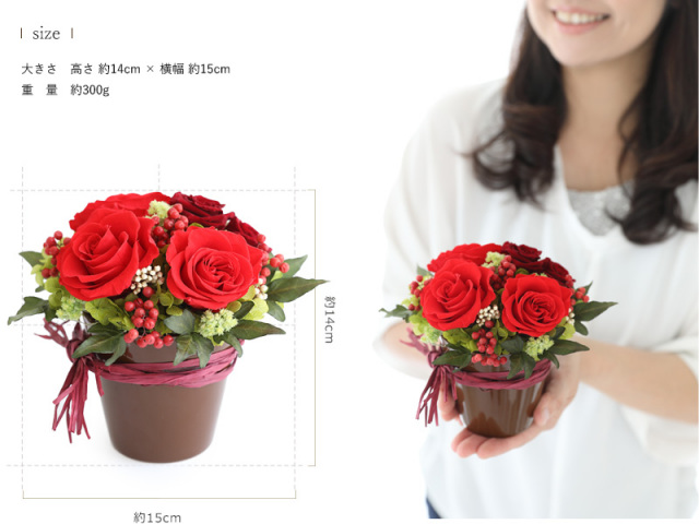 プリザーブドフラワー ローズ