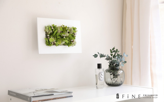 グリーンハート - プリザーブドフラワー 母の日 2025 ギフト 壁 飾り