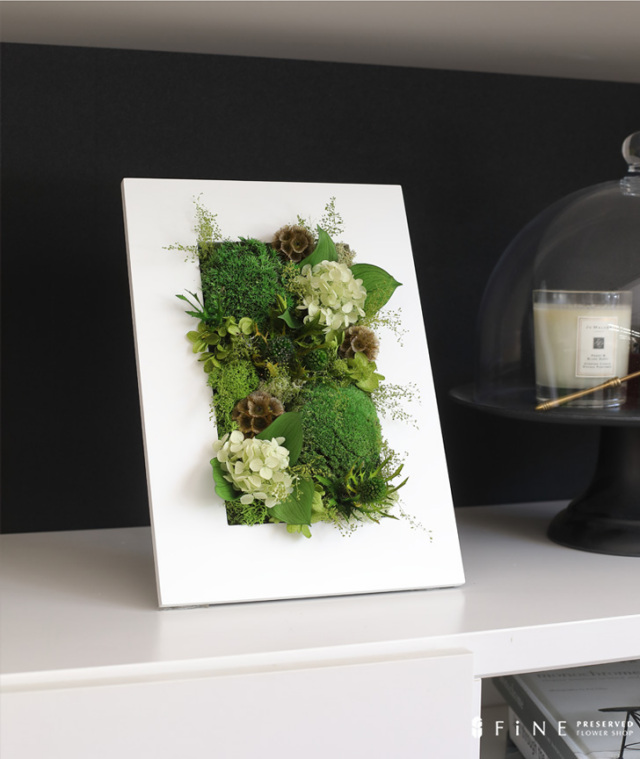 フォレスト(ホワイト・ブラック) - プリザーブドフラワー ギフト