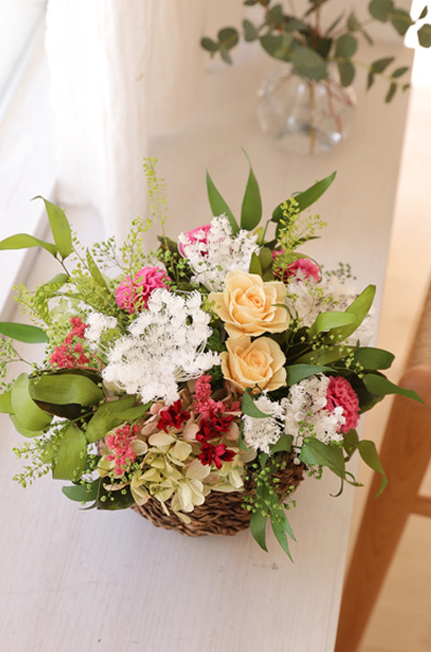 Ren/レン/送料無料/花束/バラ/プリザーブドフラワー/ギフト/プレゼント/花/フルール/誕生日/結婚祝い/お祝い/就任祝い/退職祝い