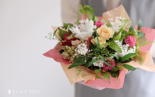 Ren/レン/送料無料/花束/バラ/プリザーブドフラワー/ギフト/プレゼント/花/フルール/誕生日/結婚祝い/お祝い/就任祝い/退職祝い