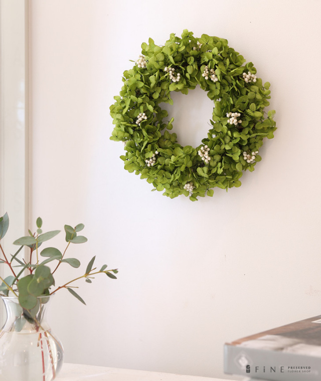 ギフト/花/プレゼント/リース/誕生日/結婚祝い/開店祝い/新築祝い/引越し祝い/インテリア/女友達/枯れない観葉植物ミニおしゃれ/アナベル