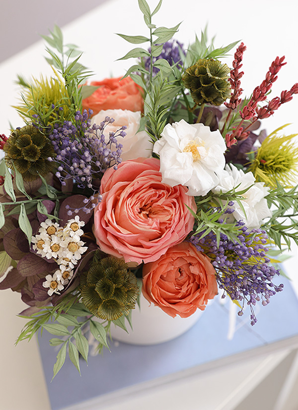 開店祝いプリザーブドフラワー/パヴォーネ【送料無料】結婚祝い/ギフト/花/プレゼント/誕生日/結婚祝い/開業祝い