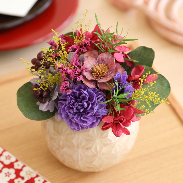 敬老の日/母の日/プリザーブドフラワー/ギフト/ギフトボックス/フラワーボックス/誕生日/プチギフト