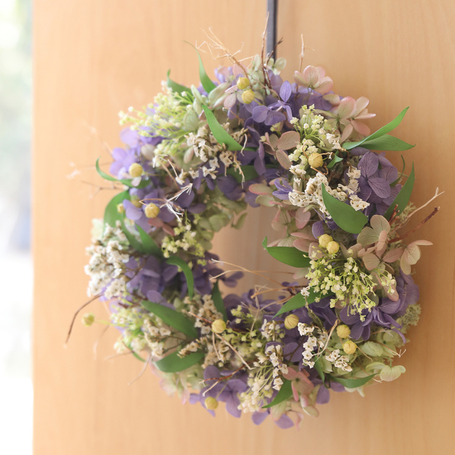 プリザーブドフラワー/リース/花/女性/誕生日プレゼント/女友達/誕生日/プレゼント/スフレリース/フラワーリース/おしゃれ/誕生日祝い/