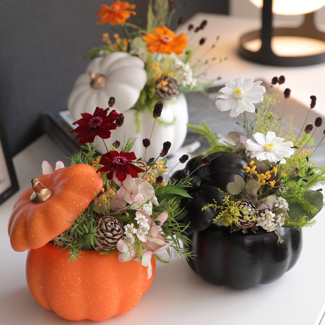 ハロウィンポティロン - ハロウィン・ハロウィン・飾り秋・アレンジ