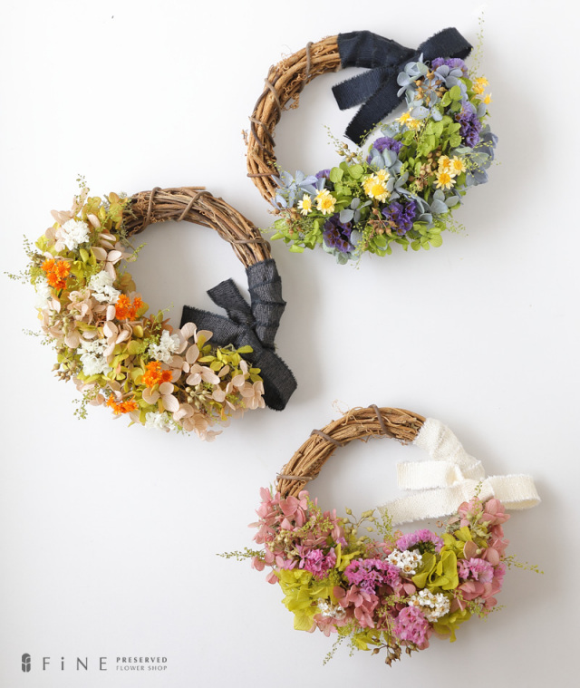 ポレットリース｜プリザーブドフラワー ギフト プレゼント 送料無料  