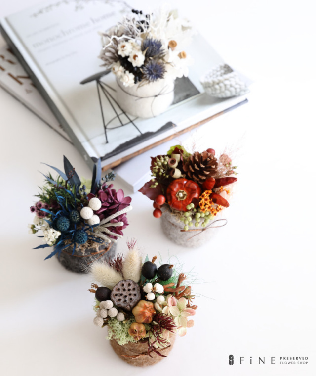 プリザーブドフラワー/アレンジメント/和風アレンジ/和風インテリア/和室/ギフト/プレゼント/インテリア