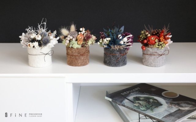 Autumu garden..＊°.秋色インテリア プリザーブドフラワー お花の贈り物