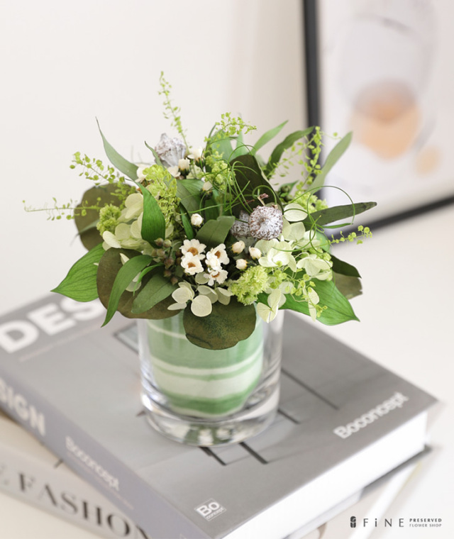 プリザーブドフラワー/アレンジメント/ナチュラル/シャンペトルブーケ/インテリア/ギフト/プレゼント